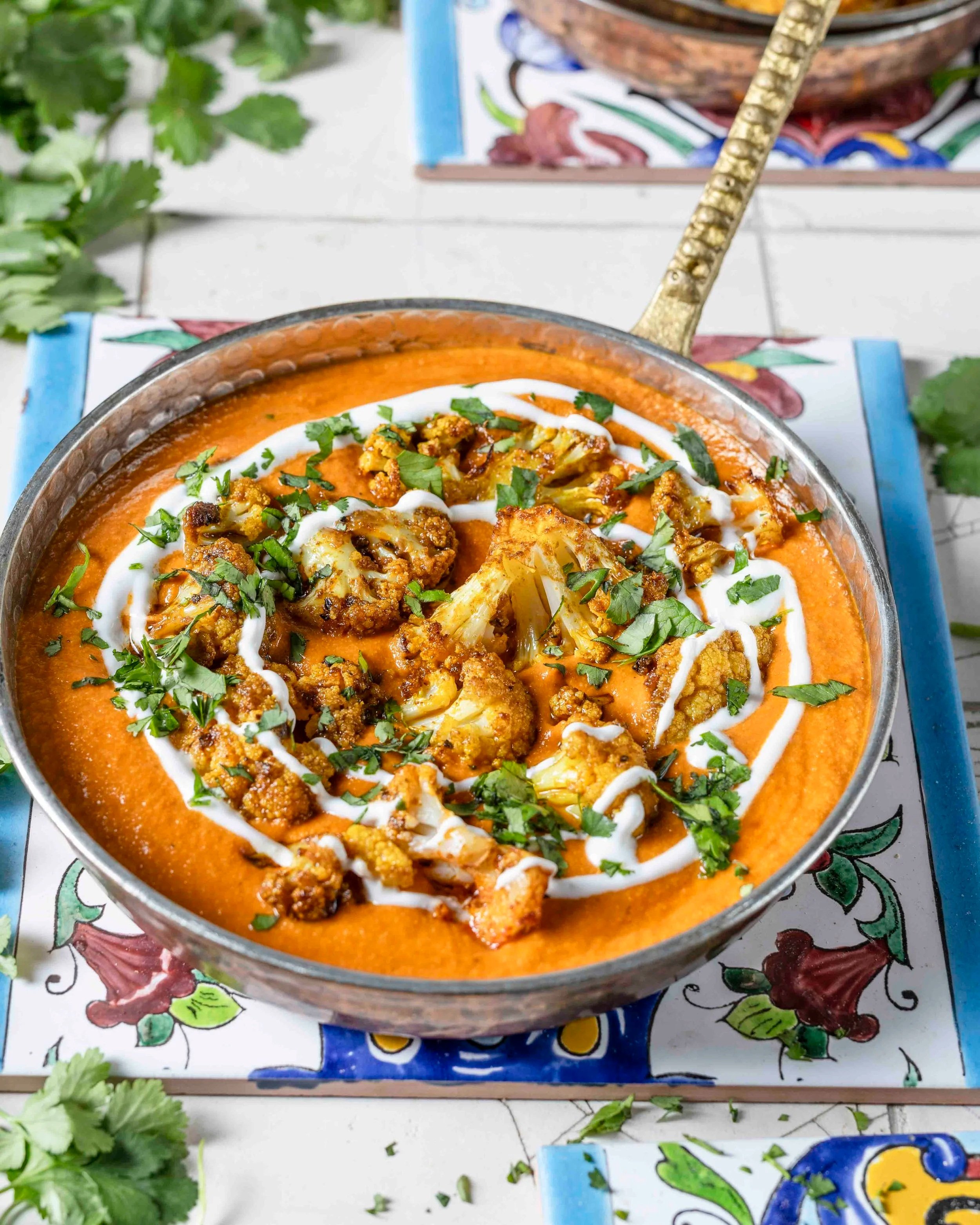 Butter Chicken vegetarisch mit Blumenkohl