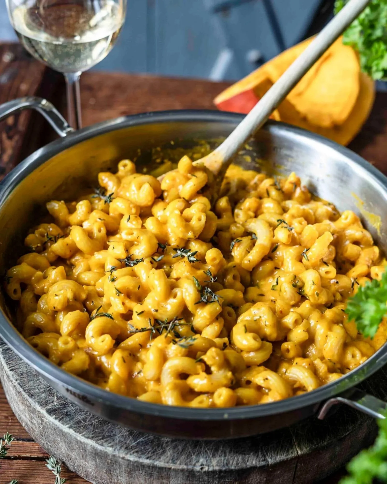 Kürbis Mac n’ Cheese - cremige Kürbispasta