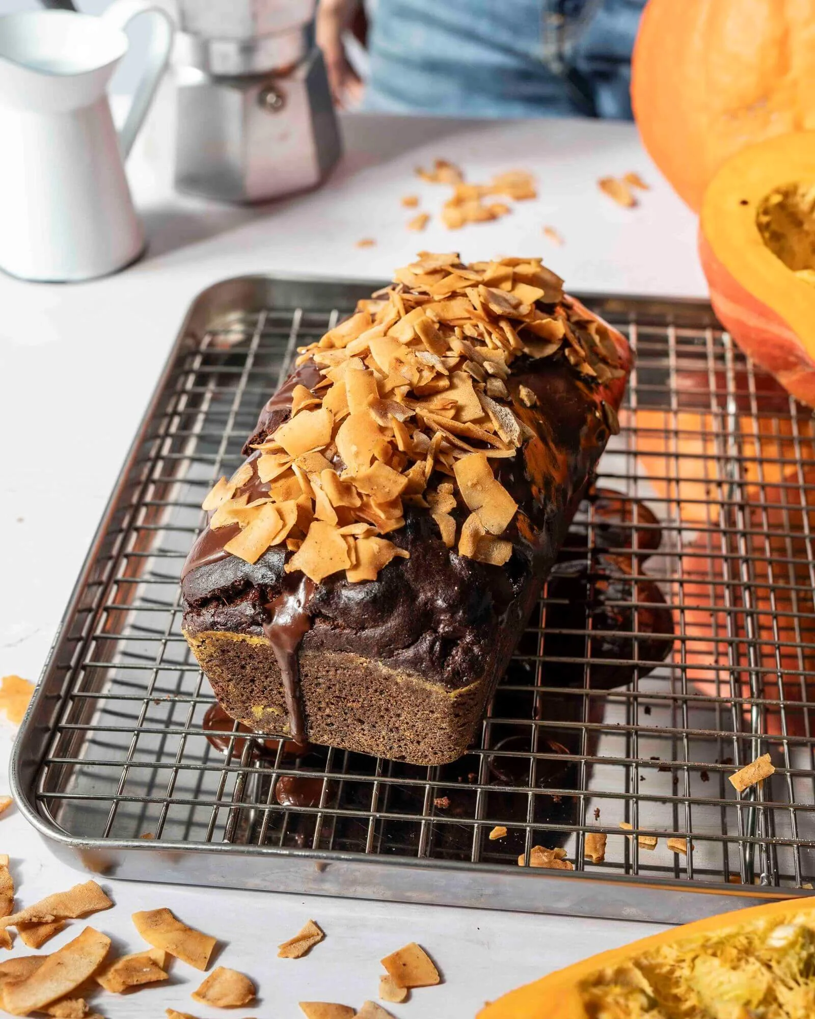 Schokokuchen mit Kürbis
