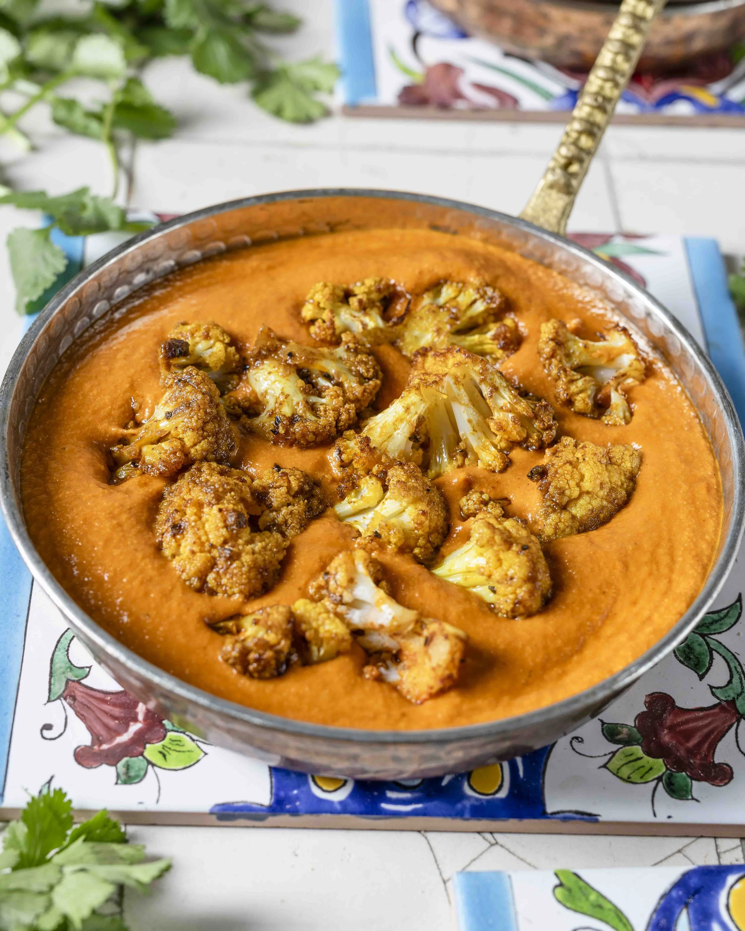 Butter Chicken vegetarisch mit Bumenkohl