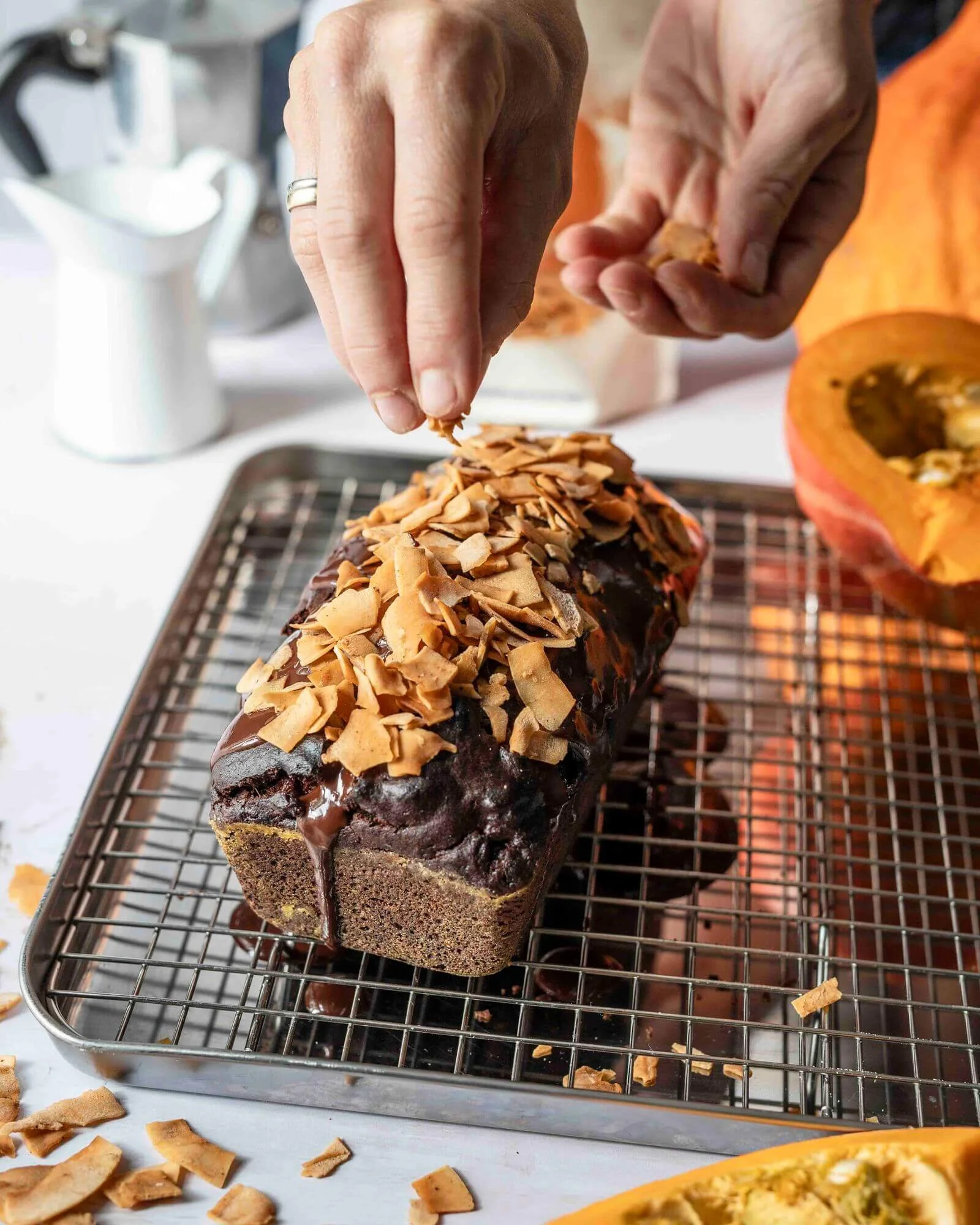 Schokokuchen mit Kürbis