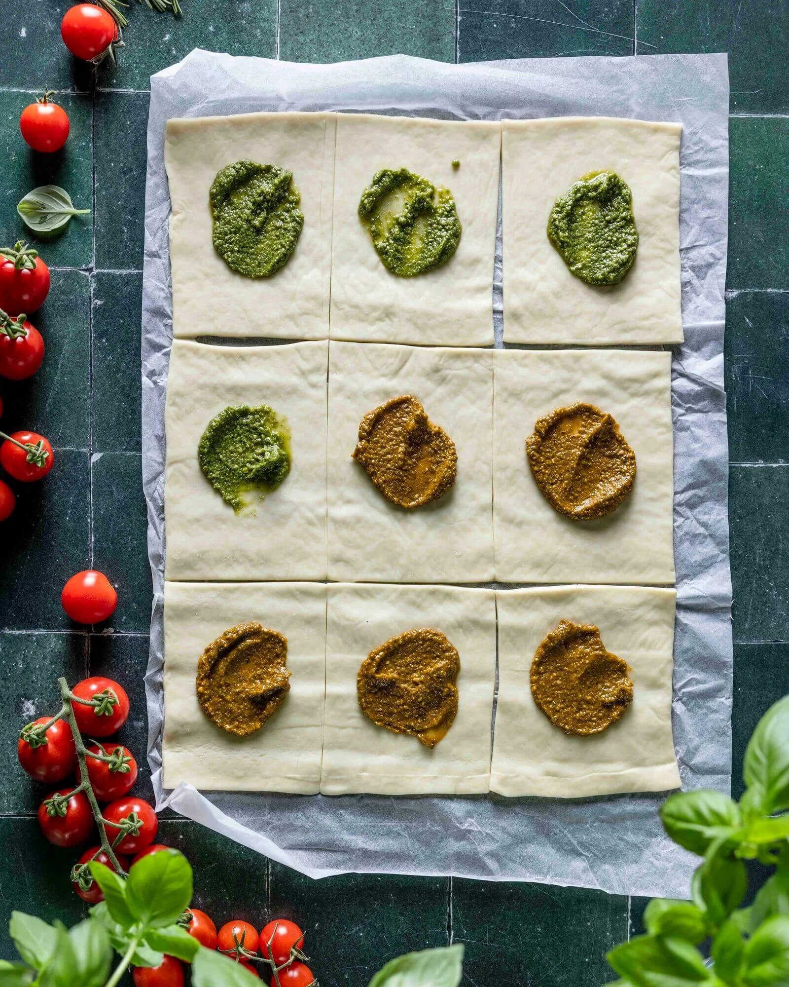 Pizzabrötchen Kürbisform