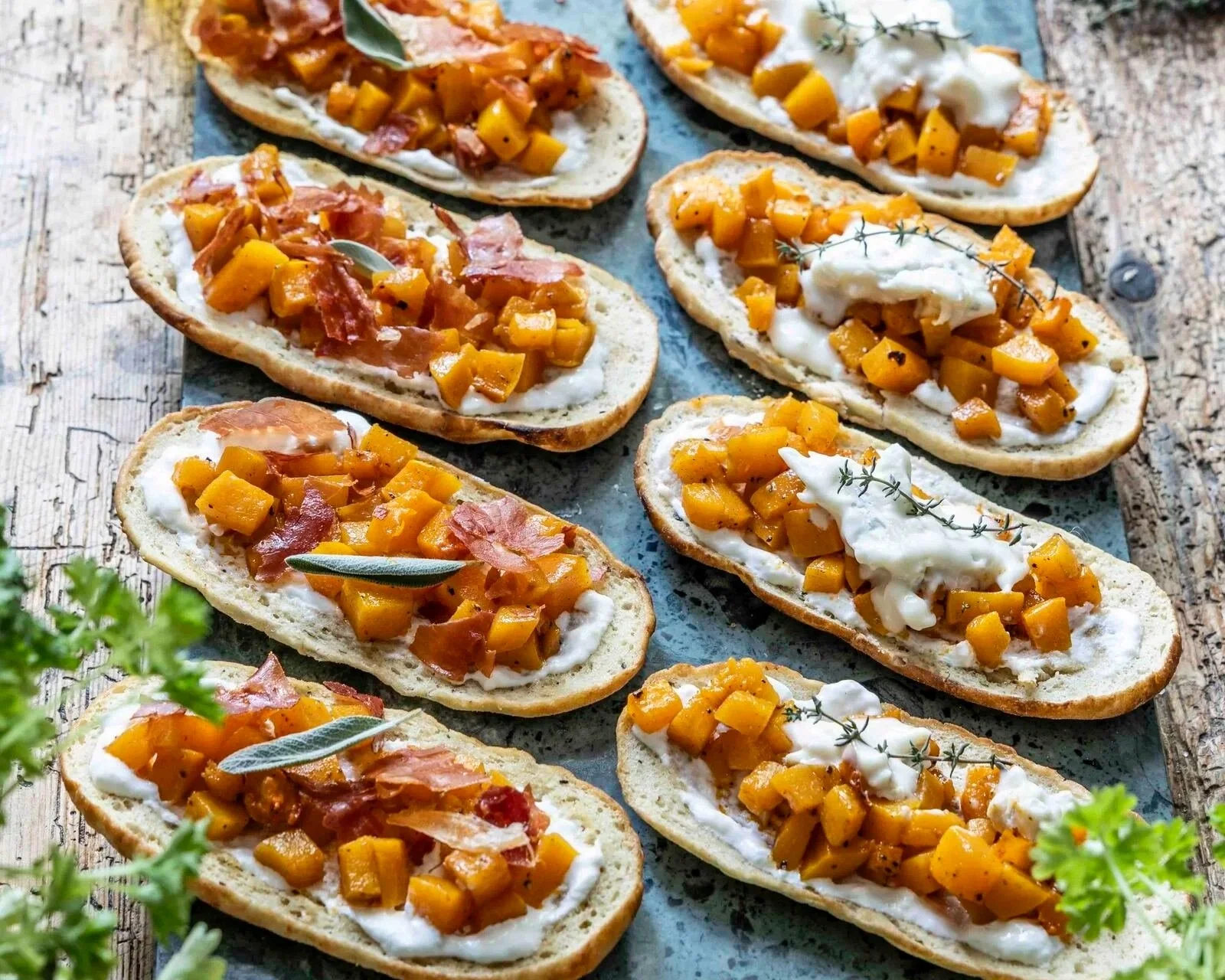 Kuerbis Bruschetta