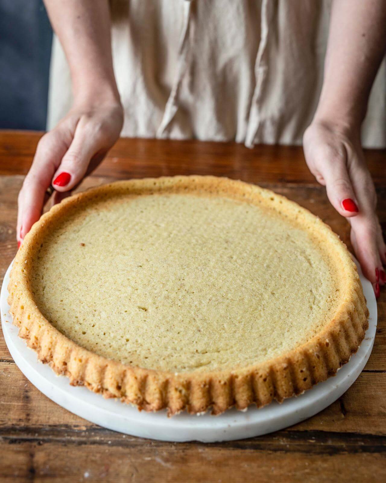 Einfacher Erdbeerkuchen mit Vanillepudding - Klara &amp; Ida