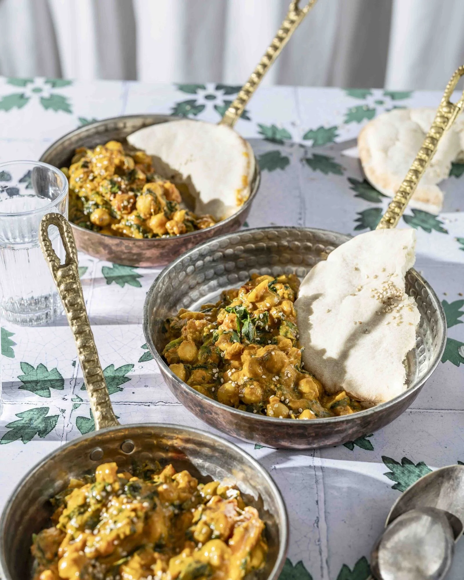 Kichererbsen Curry mit Kokosmilch
