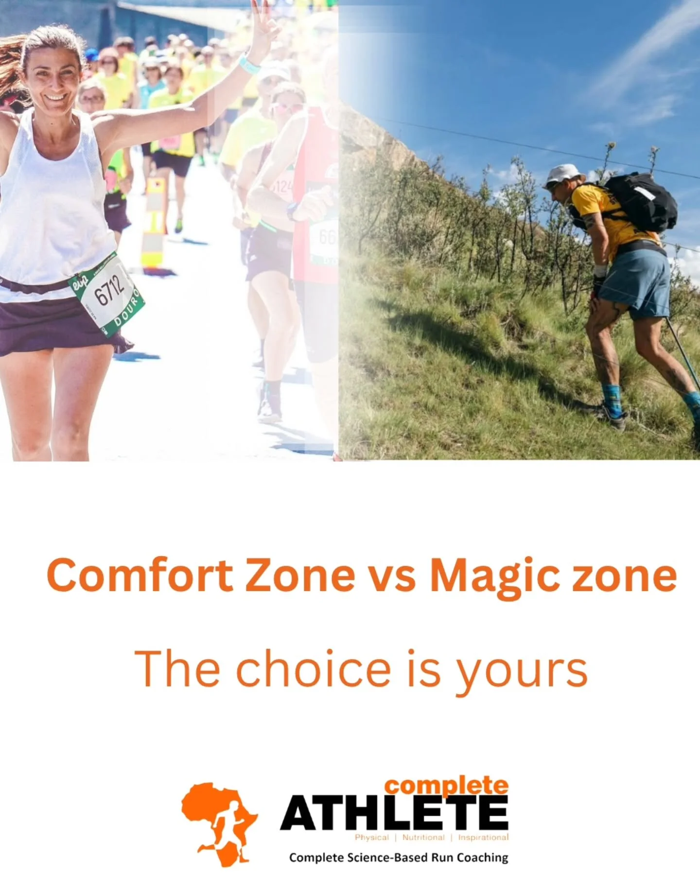 * 🤔 Comfort Zone vs. Magic Zone! 💥
* 🏃&zwj;♀️ Runners in the comfort zone enjoy consistent, easy runs.
* 😴 They feel safe, but progress plateaus.
* ✨ Runners who venture out? That's where the magic happens!
* ⛰️ Longer distances, tougher trails, 