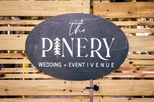 The Pinery Forest and Garden sign at wedding venue near Tavares Florida