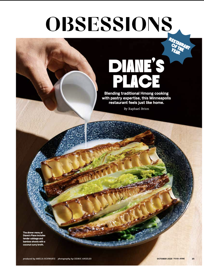 Food & Wine_Restaurant of the Year_Diane's Place_RoepkePR