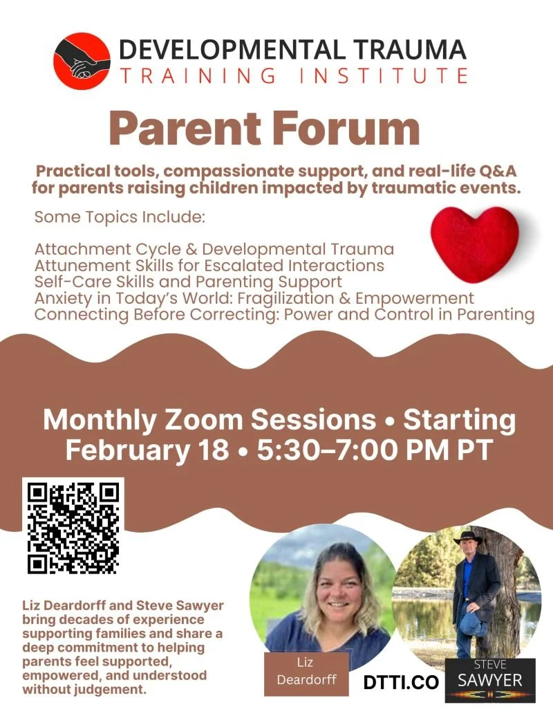 Developmental Trauma Training Institute Parent Forum 