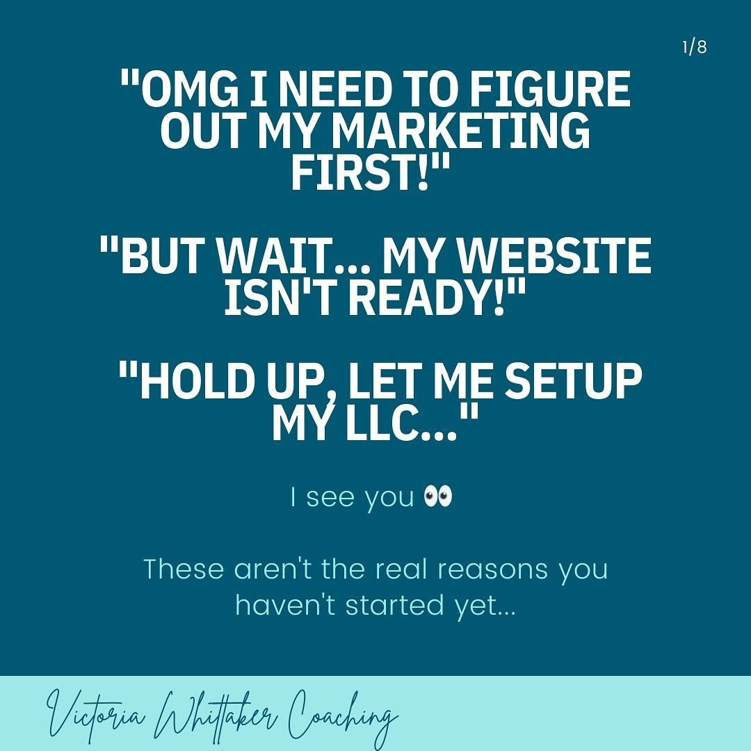 We need to talk about those &ldquo;perfect website&rdquo; excuses... 👀

Because I see you:
- Researching brand colors (again)
- Rewriting your bio (for the 100th time)
- Watching &ldquo;how to start a business&rdquo; videos
- Planning the perfect ma