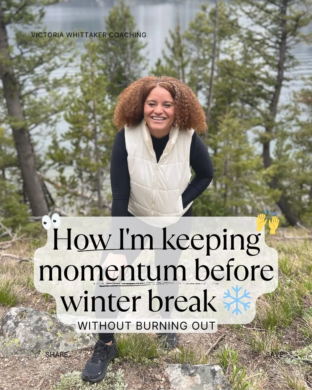 Winter break doesn&rsquo;t mean stop building, it means build smarter.

Here&rsquo;s how I&rsquo;m keeping momentum without burning out: &rarr; Market research calls with ideal clients &rarr; Casual connection with favorite people &rarr; Scheduled co