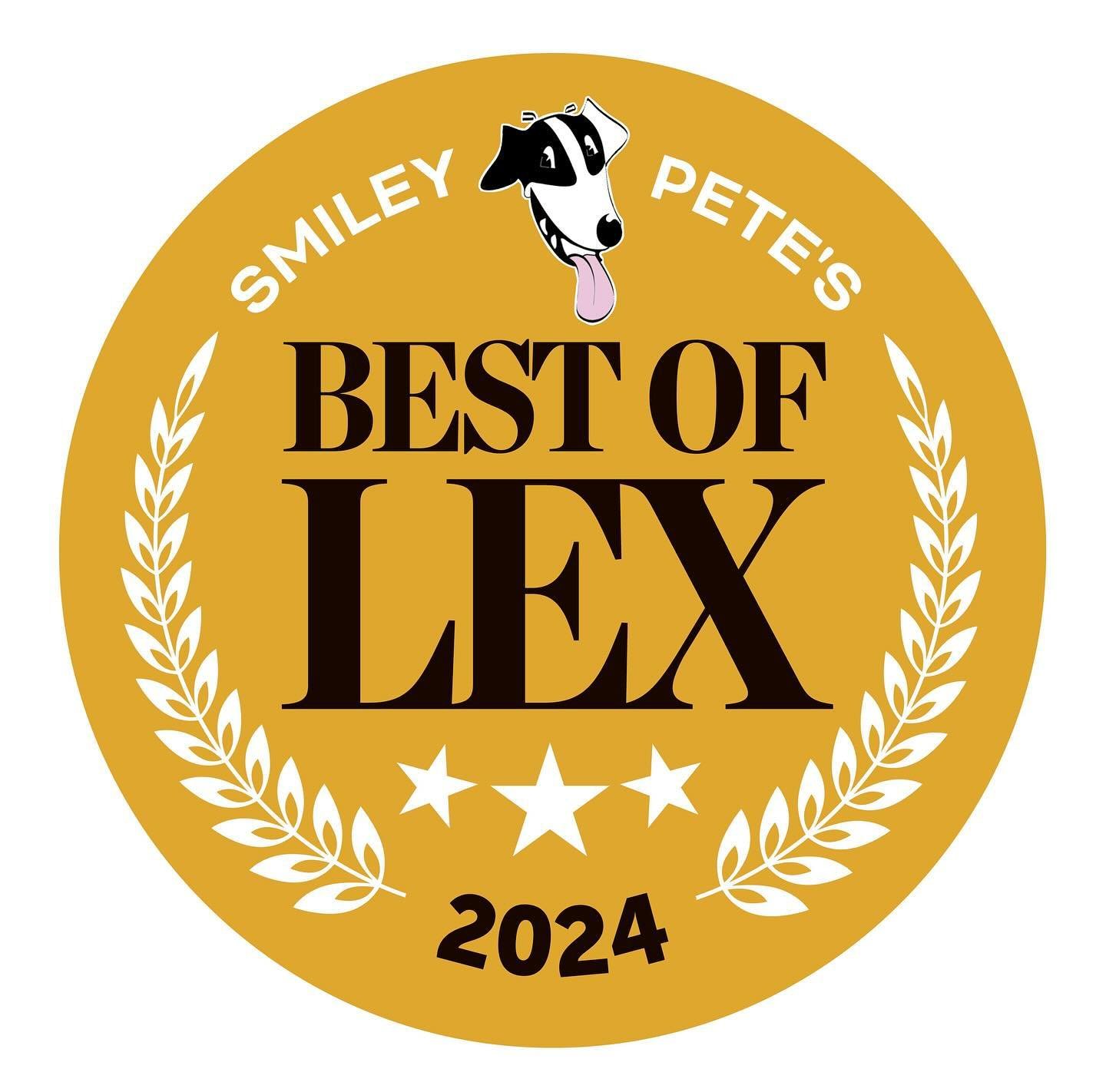 Thank you for voting us BEST OF LEX!

We&rsquo;re so thrilled to be the 2024 Best Theatre Company in Smiley Pete&rsquo;s Best of Lex Campaign!

From over 260,000 votes, Smiley Pete Publishing (The Chevy Chaser &amp; Southsider Magazines) readers have
