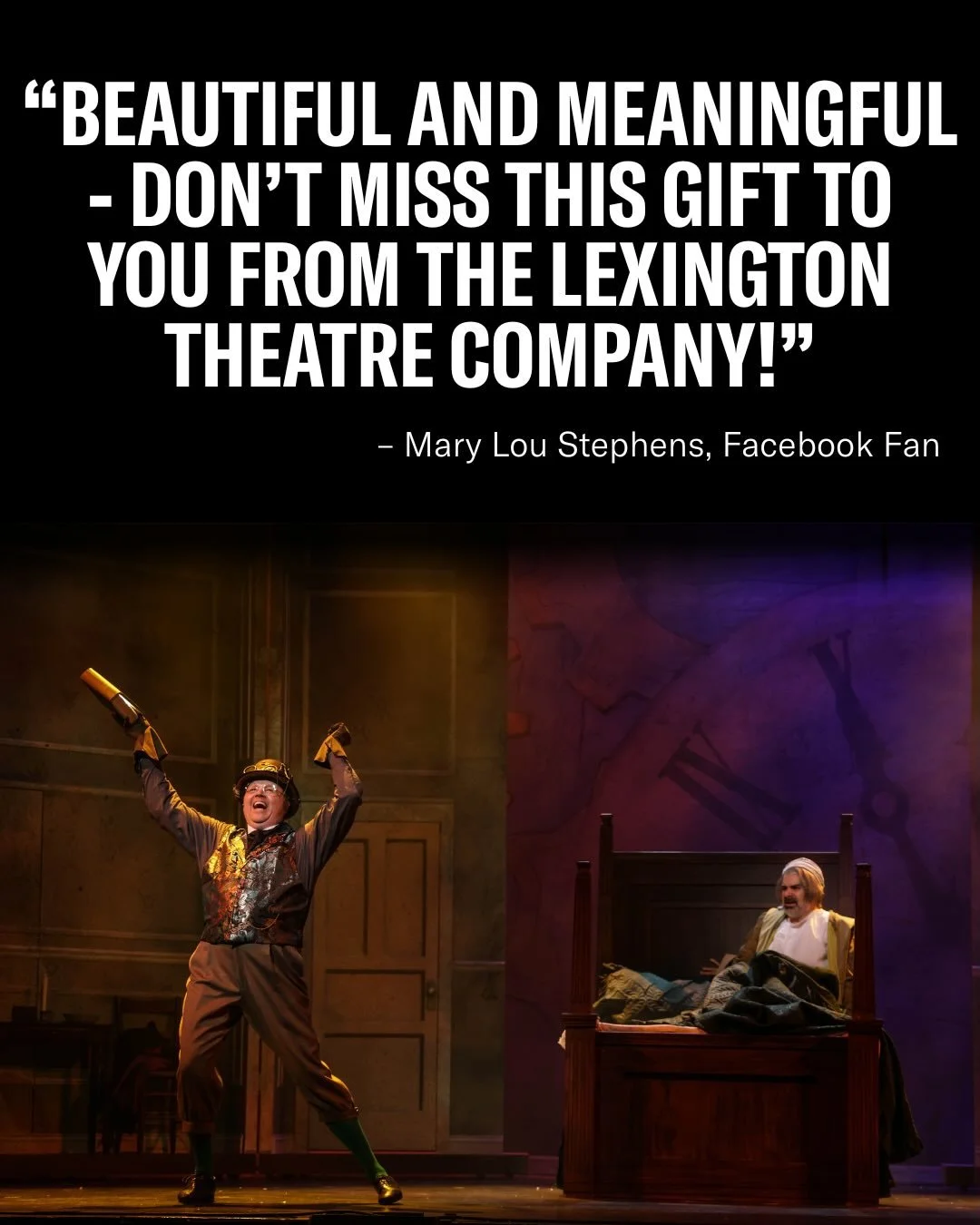 Audiences are LOVING A Christmas Carol!

We had an incredible opening performance last night, and our company of A Christmas Carol is so excited for a full weekend of shows! You only have FIVE MORE CHANCES to see this dazzling classic on stage, so ge