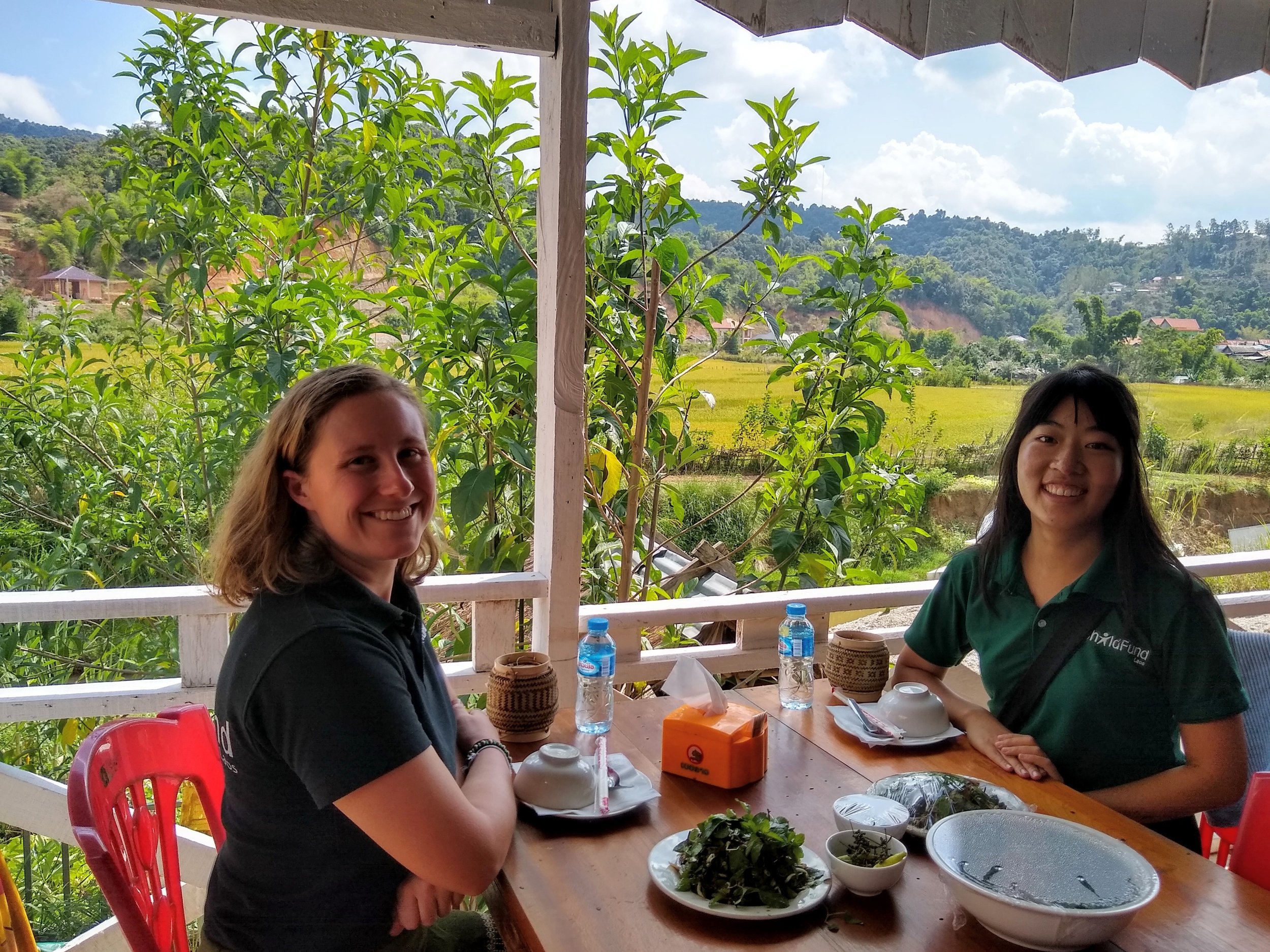(RLP) Casey Morrison, Rumiko Inoue in Xamneua, Laos.jpg