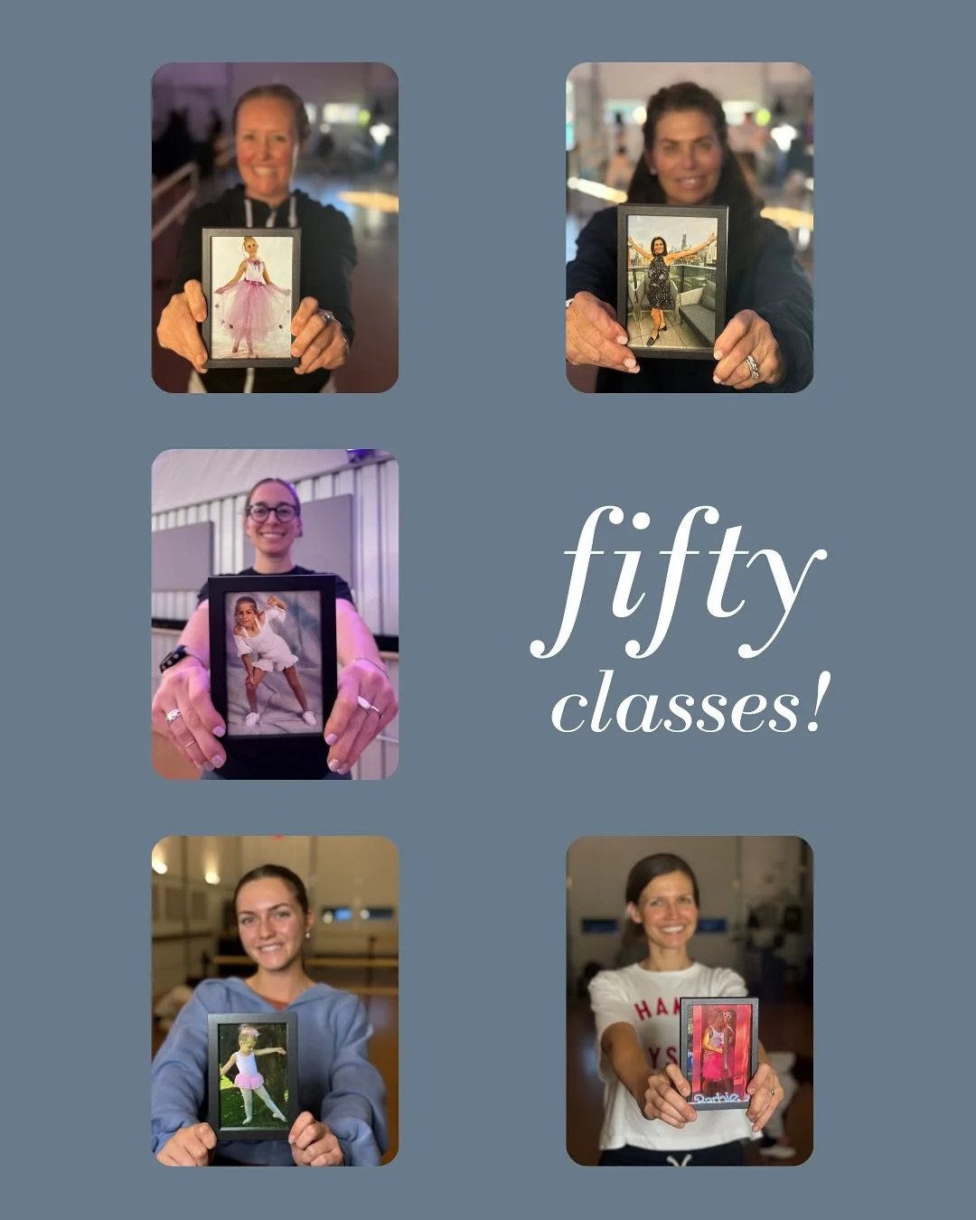 a *standing ovation* for these dancers and 50 classes at Rio! [ some are much closer to 100 classes at this point 😉 ]

as dancers reach this milestone it&rsquo;s hard to imagine the Rio community without them - has there ever been a ballet class wit