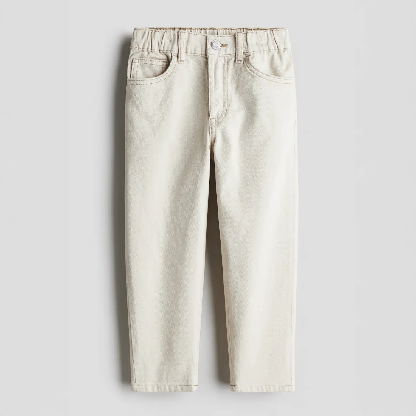loose fit white jeans (3T & 5T)