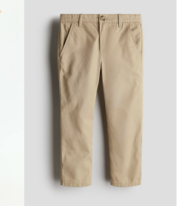 Beige Twill Chinos (2y-7y)
