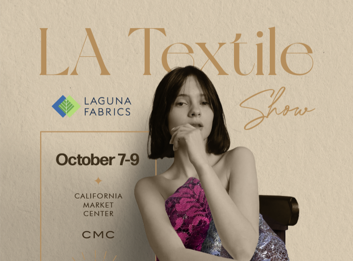 Laguna Fabrics will be showcasing the collection at LA Textile Show October 7-9 @ CMC.
