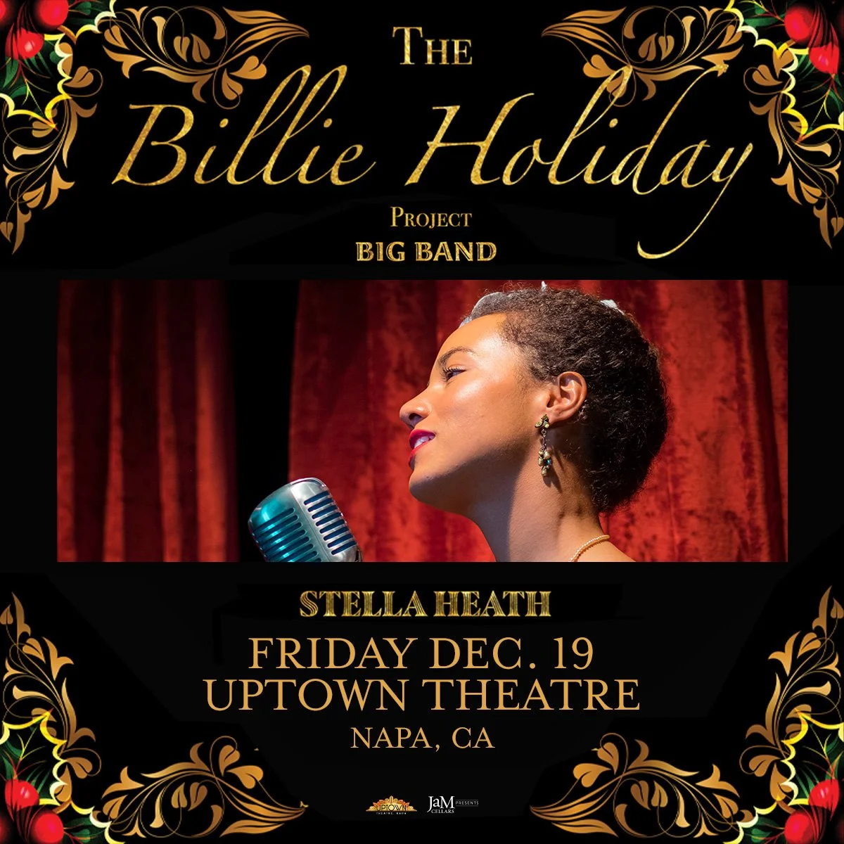 Stella Heath: The Billy Holiday Project Big Band at Uptown Theatre