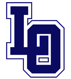 Logo featuring the letters 'L' and 'O' in blue and outlined in white.