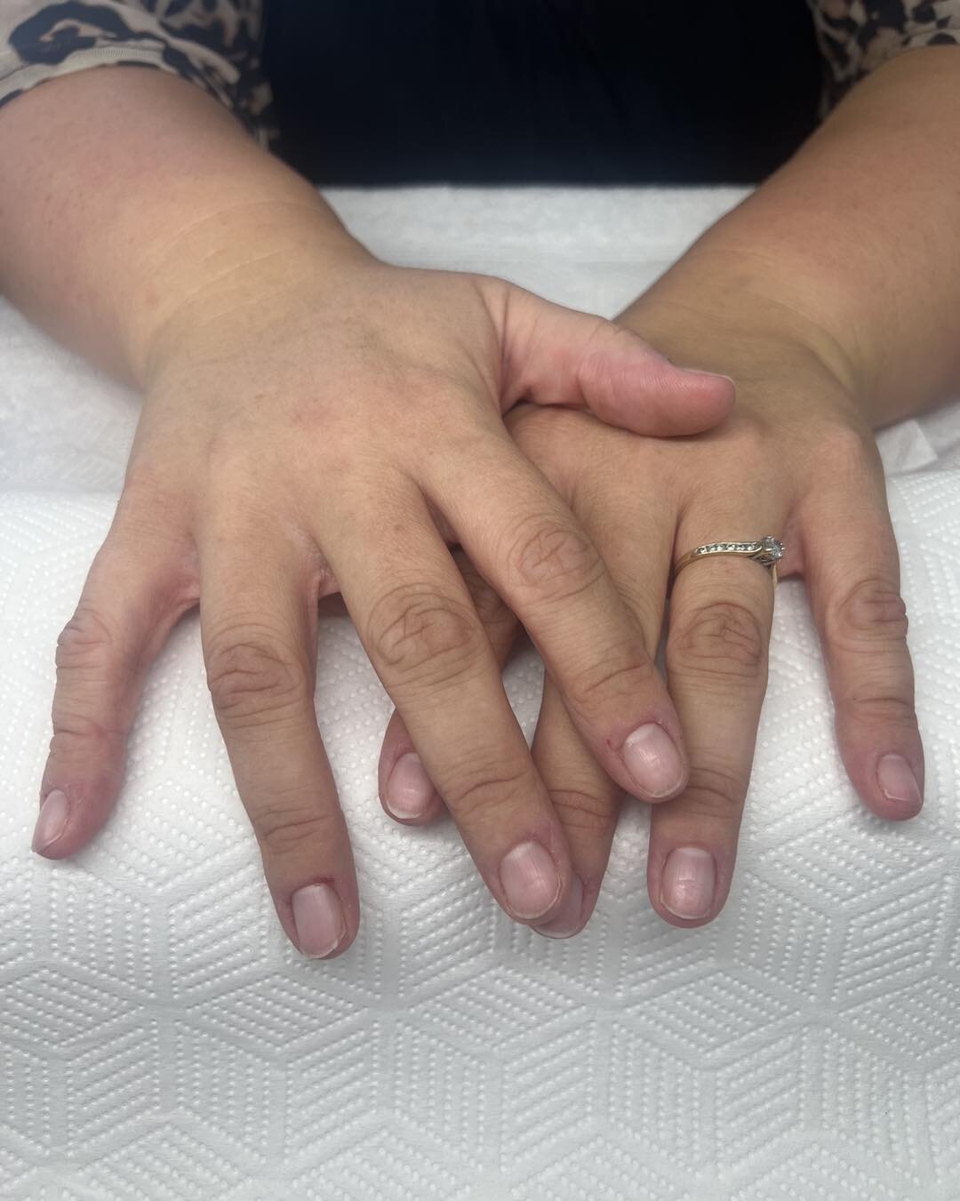 Builder Gel Manicure Before and After! Such a stunning colour ❤️ Get in quick before the 29th of February for the $50 Builder gel manicure special! -Nails done by Brooke