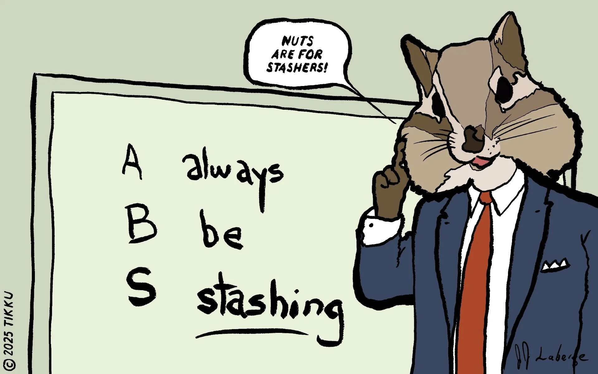 NUTS ARE FOR STASHERS!