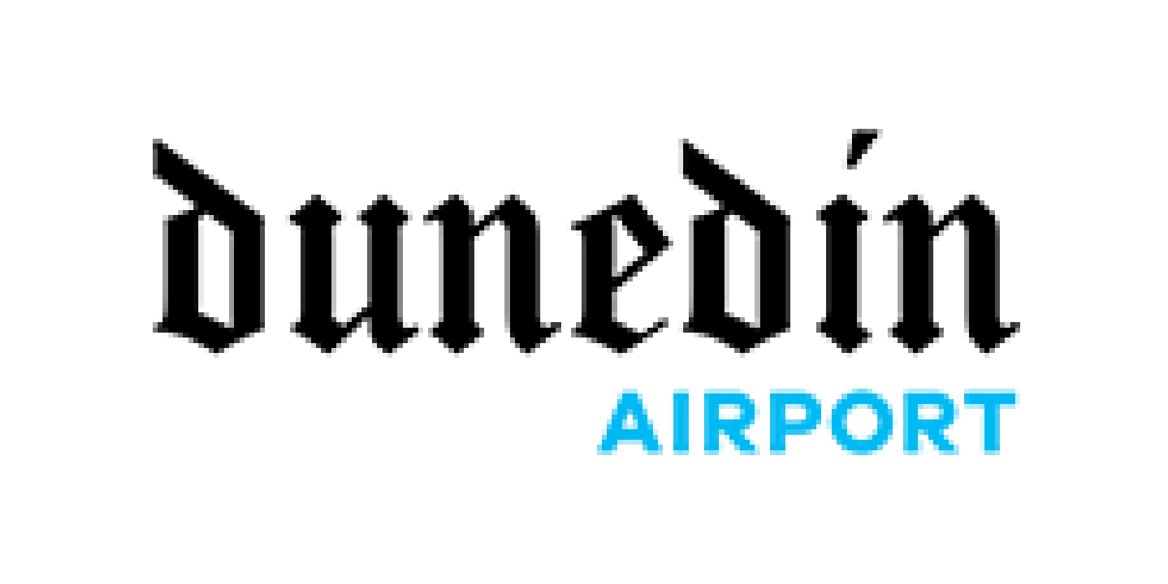 A pixelated text logo reading 'Welcome to the Airport' with a stylized airplane icon above the text.