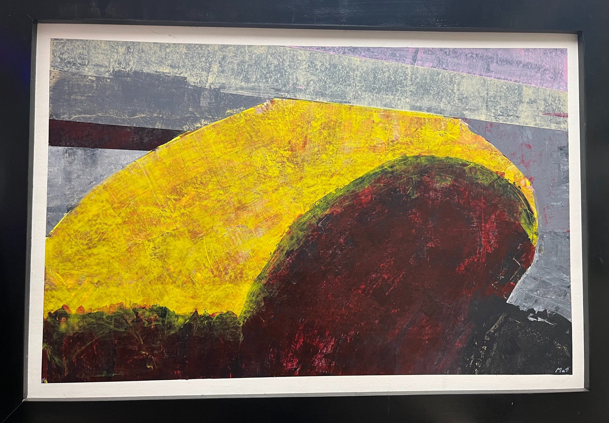Mati Palm-Leis painting