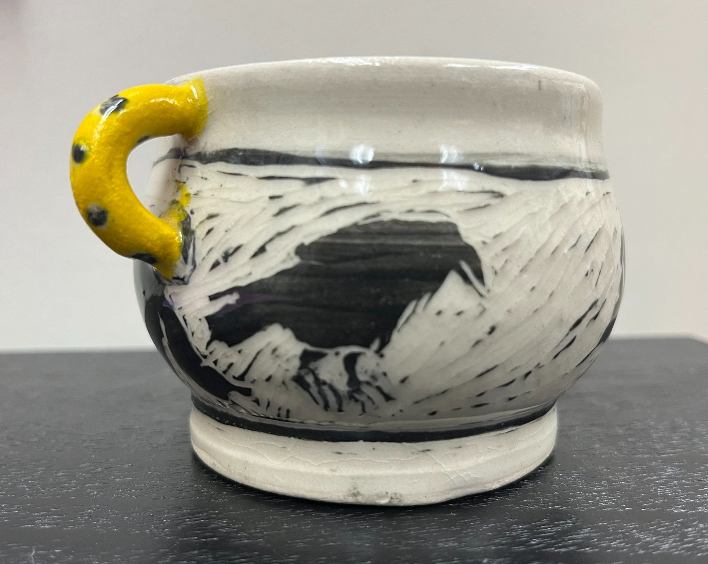 Ceramic mug made by Martye Allen