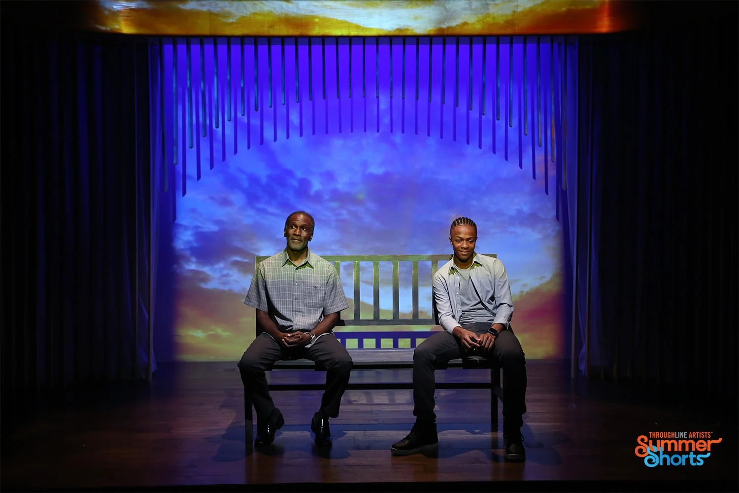  L-R: Harold Surratt and Deandre Sevon in IBIS. Photo by Carol Rosegg 