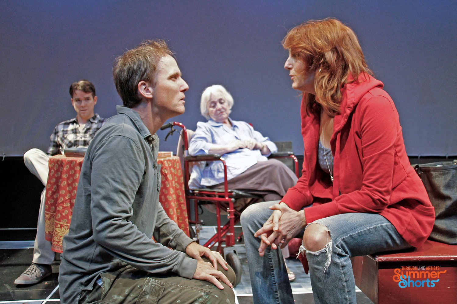  L-R: Christian Campbell; Neal Huff; Rebecca Schull and Jodie Markell in THE GREEN BOOK. Photo by Rahav ‘Iggy’ Segev 