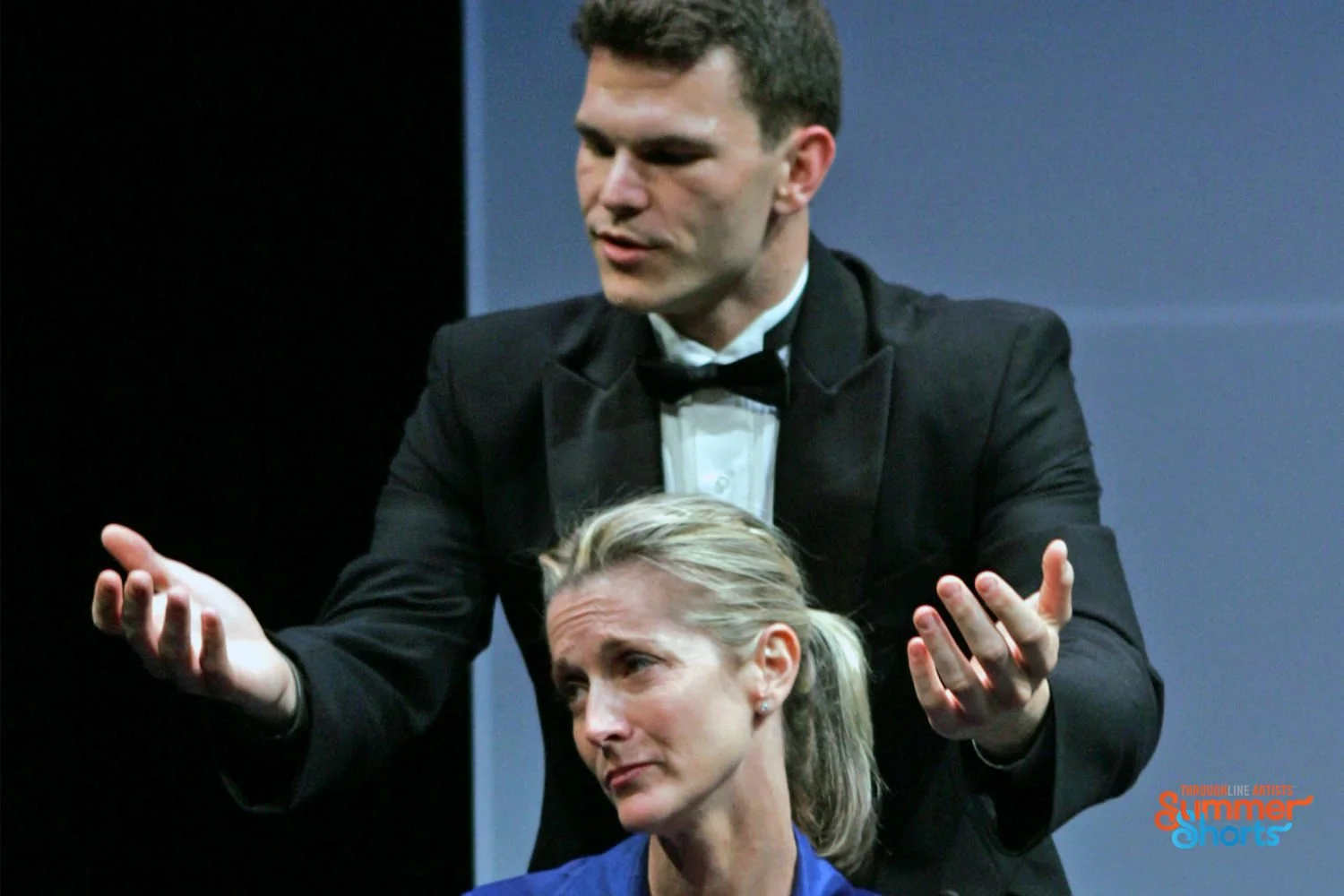  L-R: Josh Helman and Allison Daugherty in PLAY WITH THE PENGUIN. Photo by Ari Mintz 