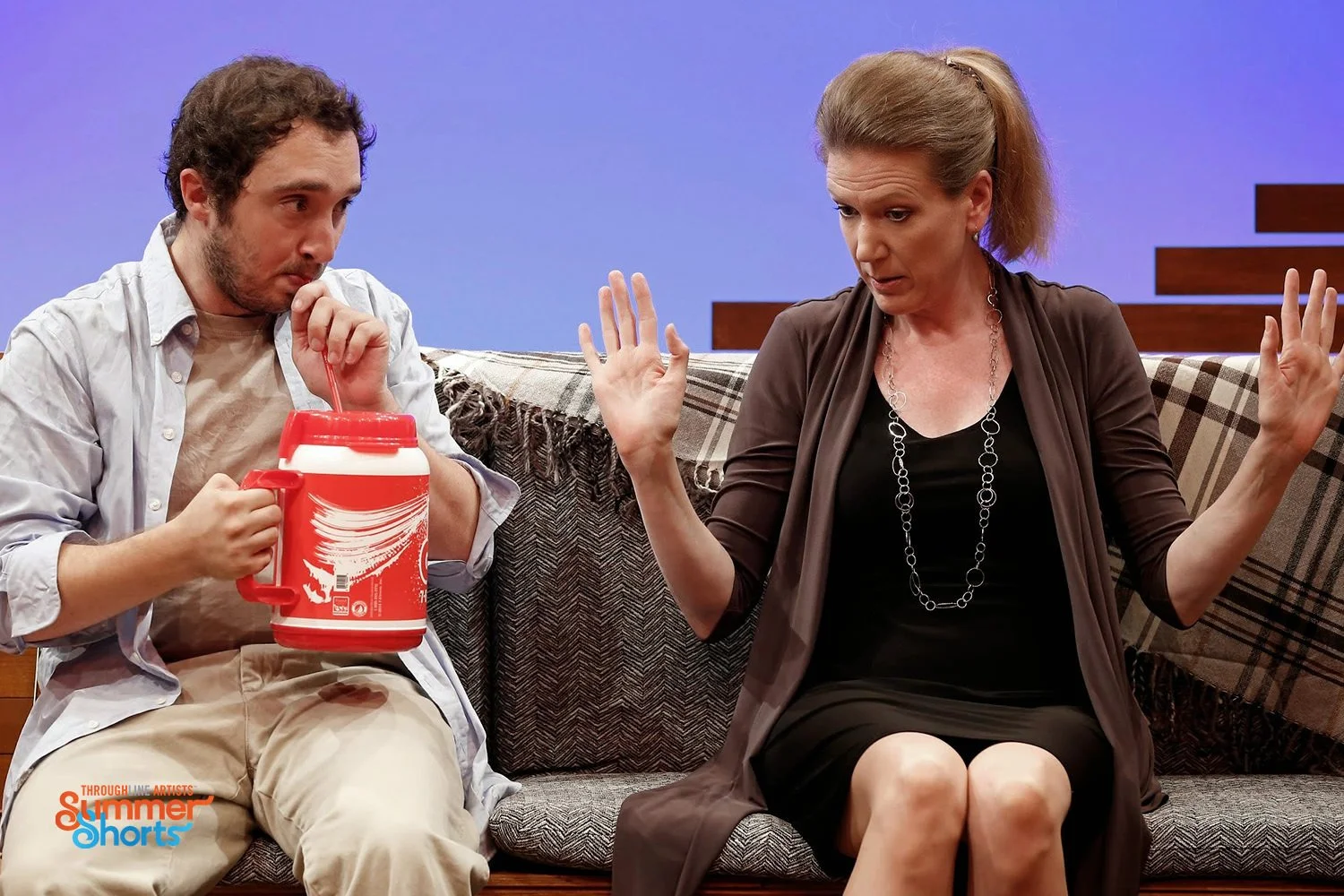  L-R: Will Dagger and Henny Russell in NAPOLEON IN EXILE. Photo by Carol Rosegg 