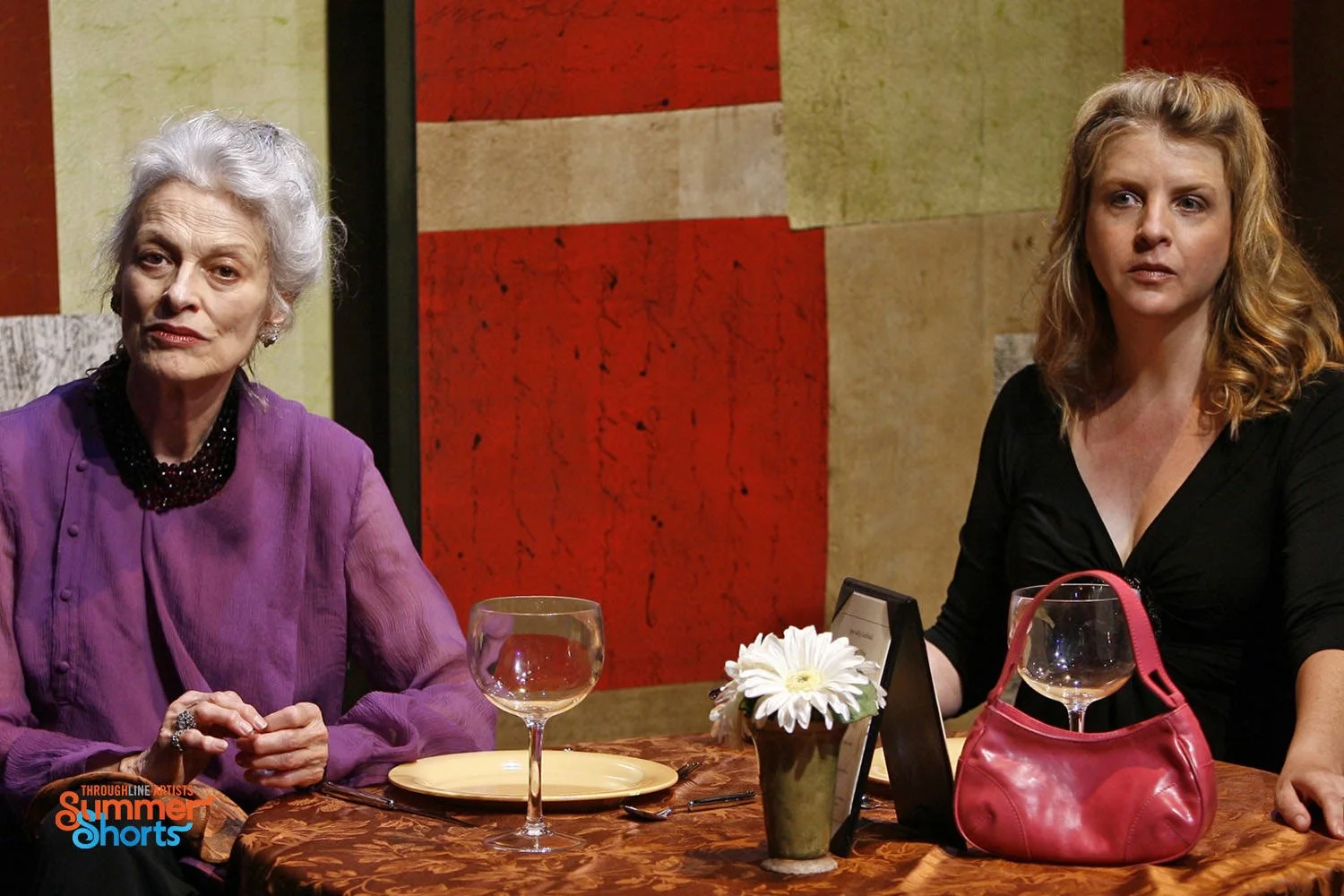  L-R: Judith Roberts and Stephanie Cannon in RAIN HEAVY AT TIMES. Photo by Carol Rosegg 