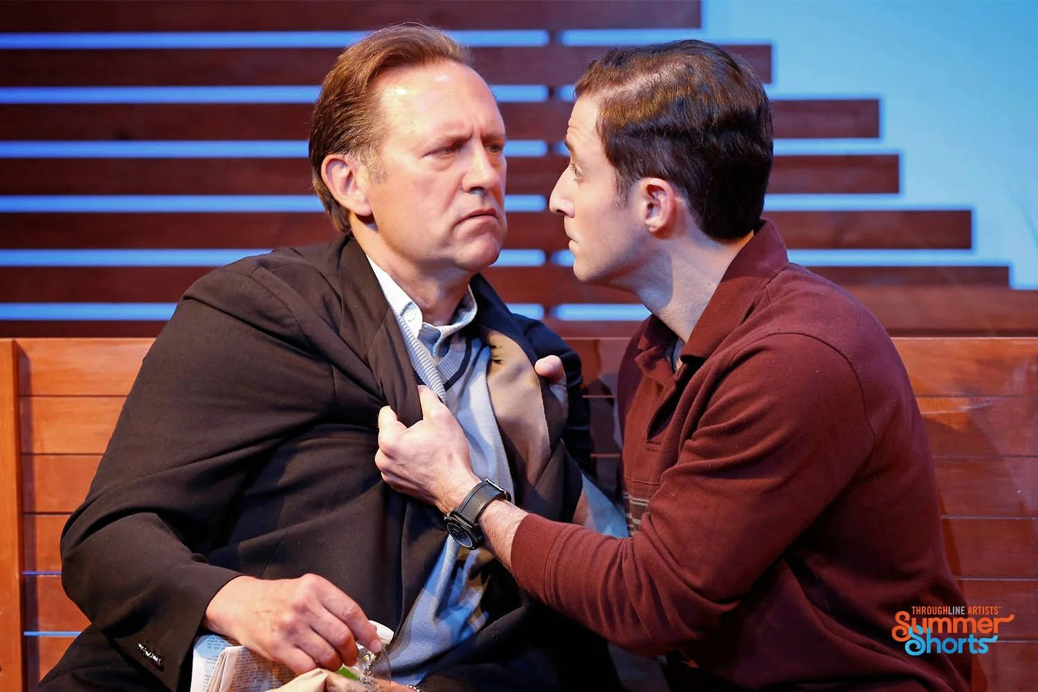  L-R: Victor Slezak and J.J. Kandel in THE MULBERRY BUSH. Photo by Carol Rosegg 