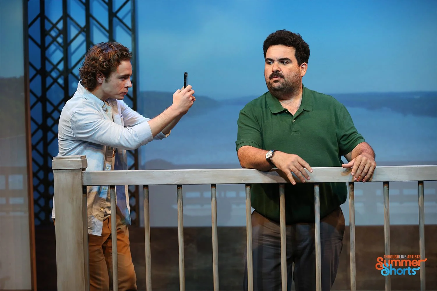  L-R: James P. Rees and Christopher Dylan White in THE BRIDGE PLAY. Photo by Carol Rosegg 