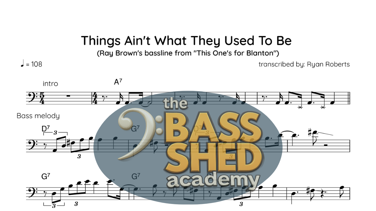 Things Ain’t What They Used to Be