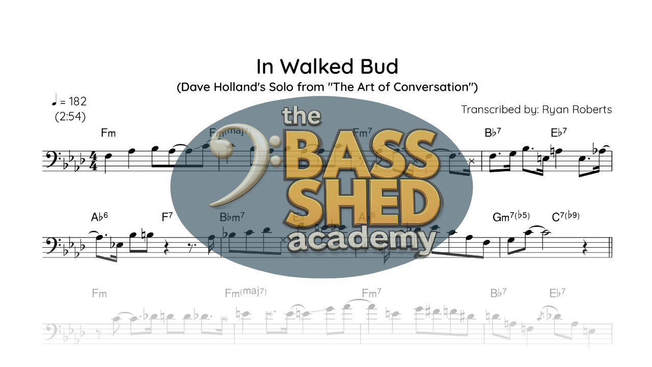 Dave Holland Solo “In Walked Bud” 