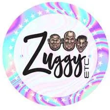 Zuggy ETC logo with three cartoon heads above stylized text, surrounded by a colorful iridescent circle.