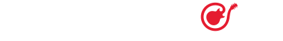 Logo of the School of Rock featuring a guitar neck in the shape of a lightning bolt with a target symbol.