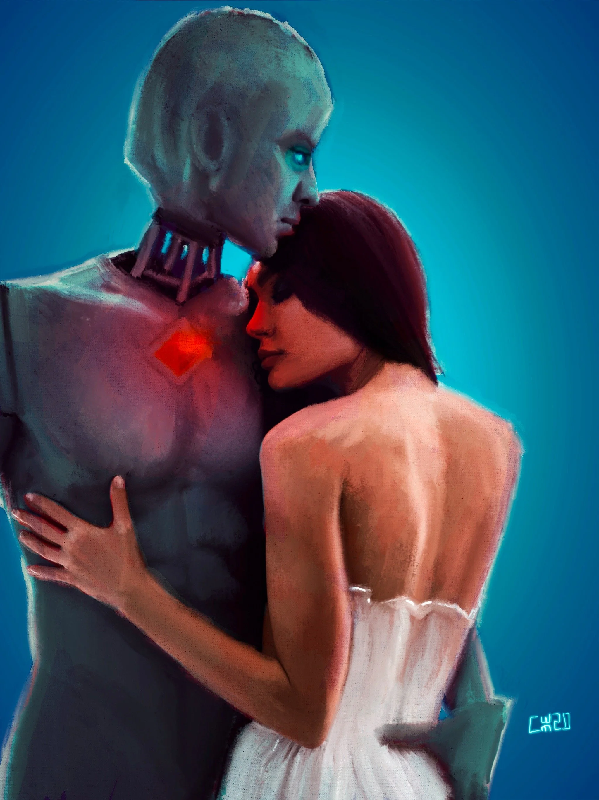 The Heart.
"They say the machines don't feel. Can't love. Bullshit I say. It's all just code. In our brains or theirs. If it feels real who am I to say it's not real?"