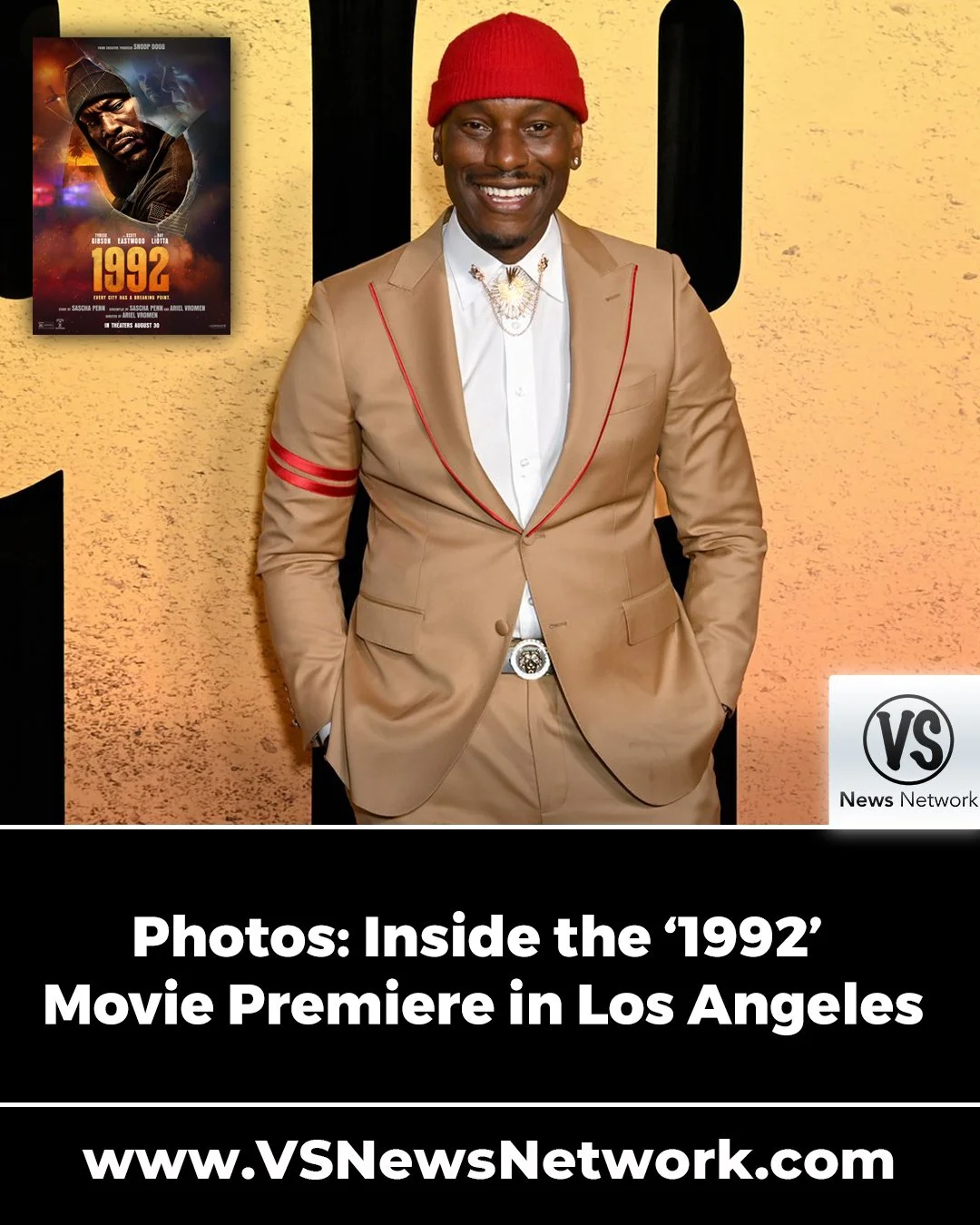 READ NOW: Photos: Inside the &lsquo;1992&rsquo; #MoviePremiere in #LosAngeles

Full Stories: www.VSNewsNetwork.com/newsroom

Follow #VSNewsNetwork on X @vsnewsnetwork 

#Film #Movies #TyreseGibson #SnoopDogg #EntertainmentNews #Media #Communications 