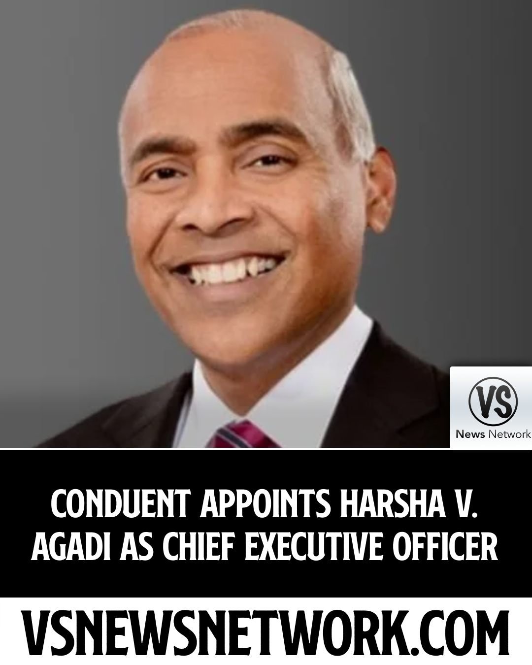 Conduent Appoints Harsha V. Agadi as Chief Executive Officer

#Conduent #HarshaVAgadi #BusinessLeadership #CorporateNews #CEOAppointments