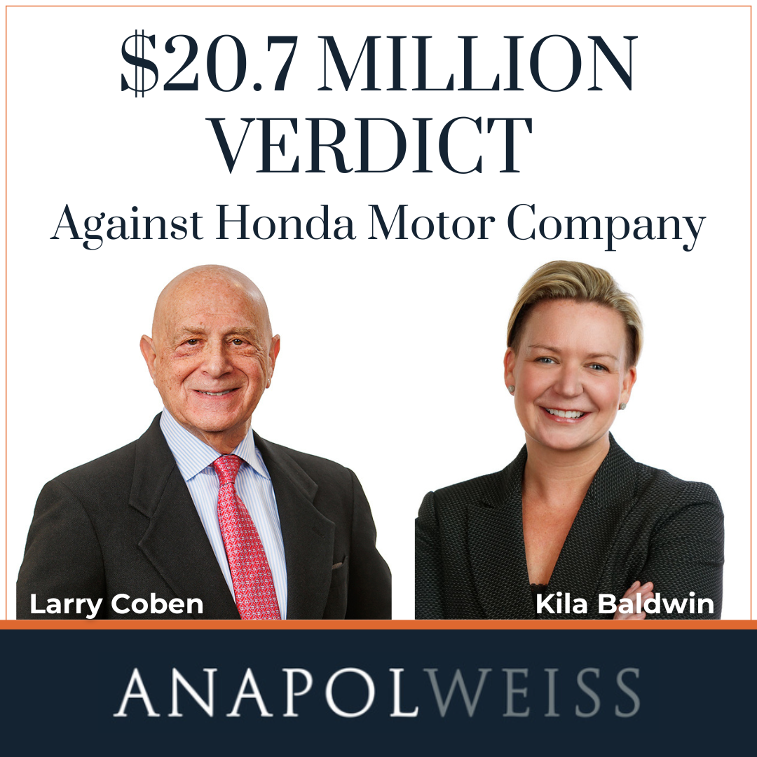 Philadelphia Jury Awards $20.7 Million in Case Against Honda Over Motorcycle Gas Cap Design
