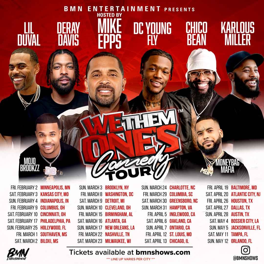 Mike Epps Comedy Tour 2024 Ticketmaster Jolyn Madonna