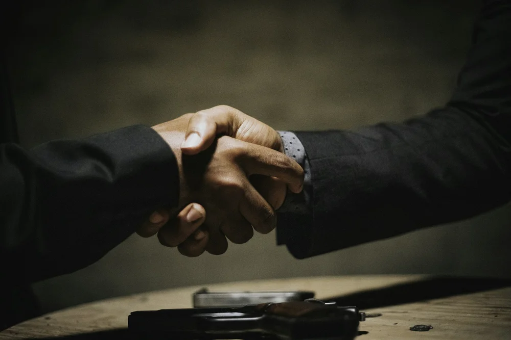 Business handshake