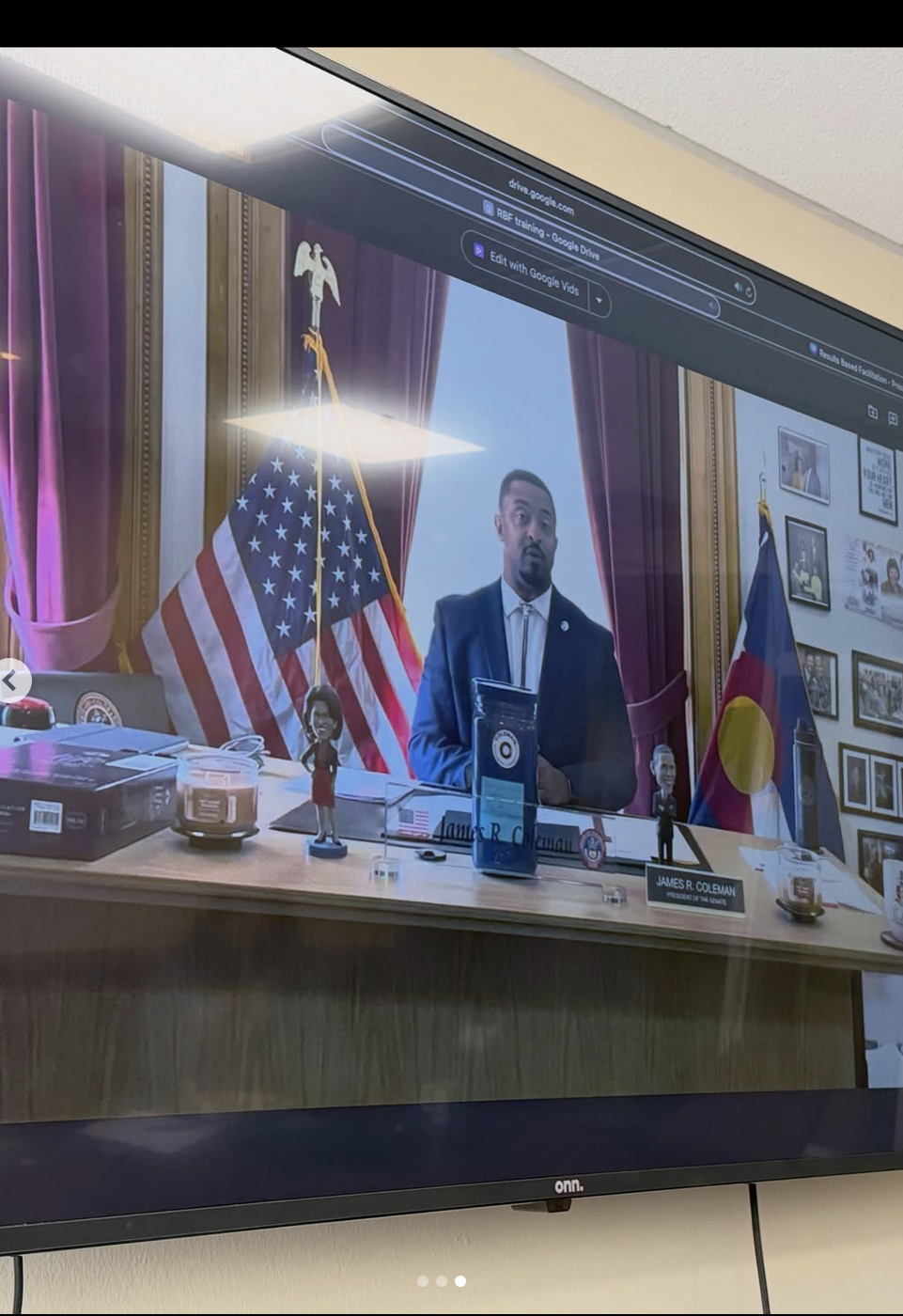 Training Staff with Sims Fayola Foundation