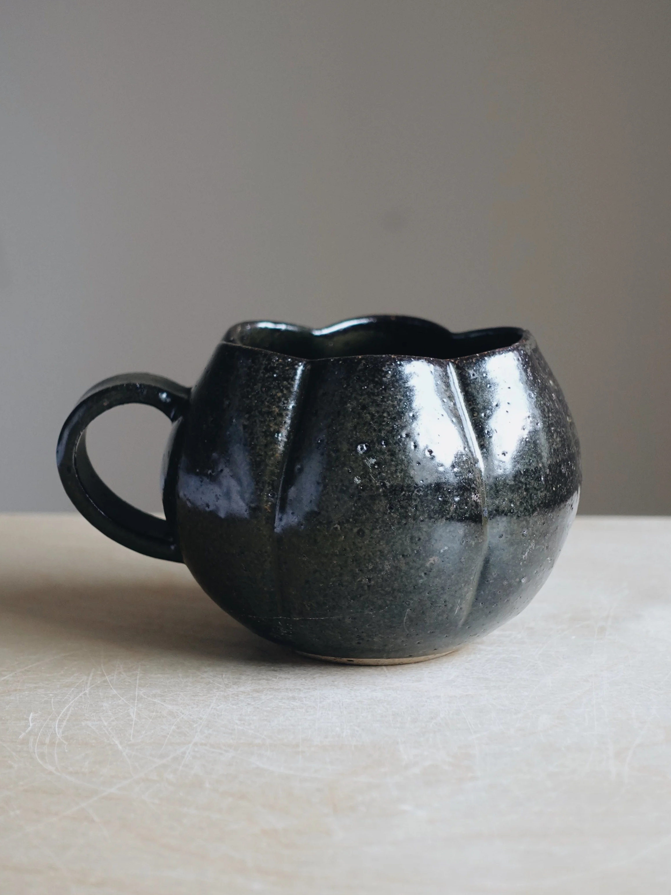 Pumpkin Mug - Tenmoku