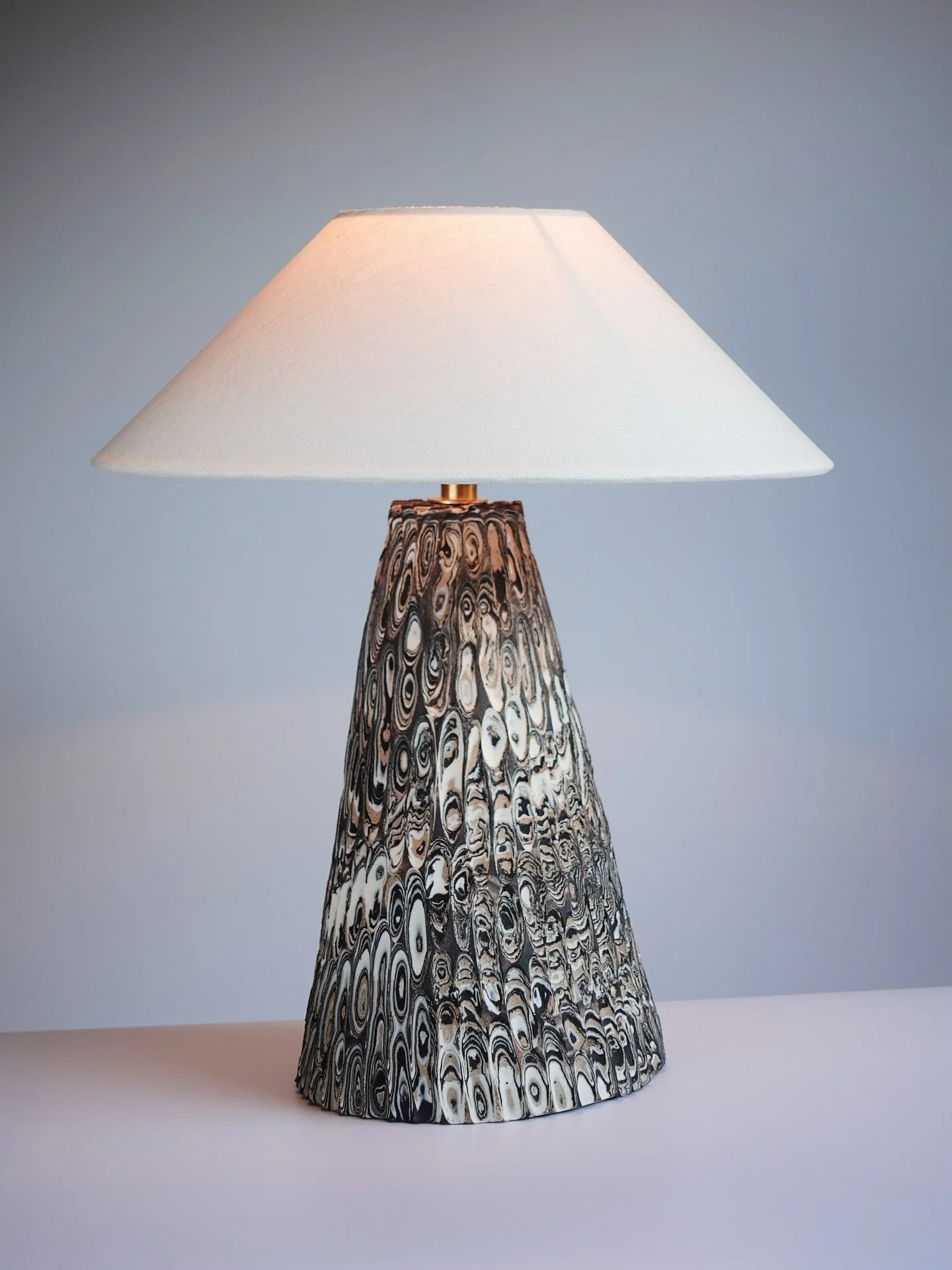 Lamp prototype 3. 

Over the past couple of months, I&rsquo;ve been developing a new body of work. Lamps have been on my list for a long time, and I&rsquo;ve managed to make three prototypes so far. There&rsquo;s still room for improvement, so they&r