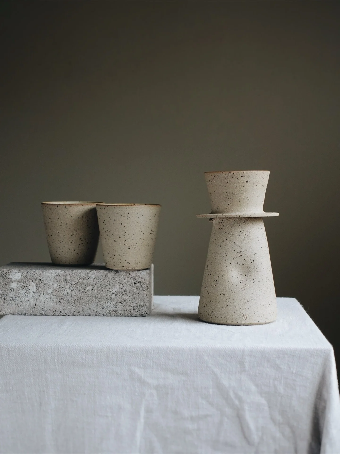 Restocking soon @assemblyroast 

1. Pour over &amp; filter coffee cup set
2. Filter coffee cups
3. Pour over set
4. Flat bottom dripper
5. Espresso cup &amp; saucer 

#pottery #handmadeceramics #ceramics #collectableart #collectables #designmiami #ar